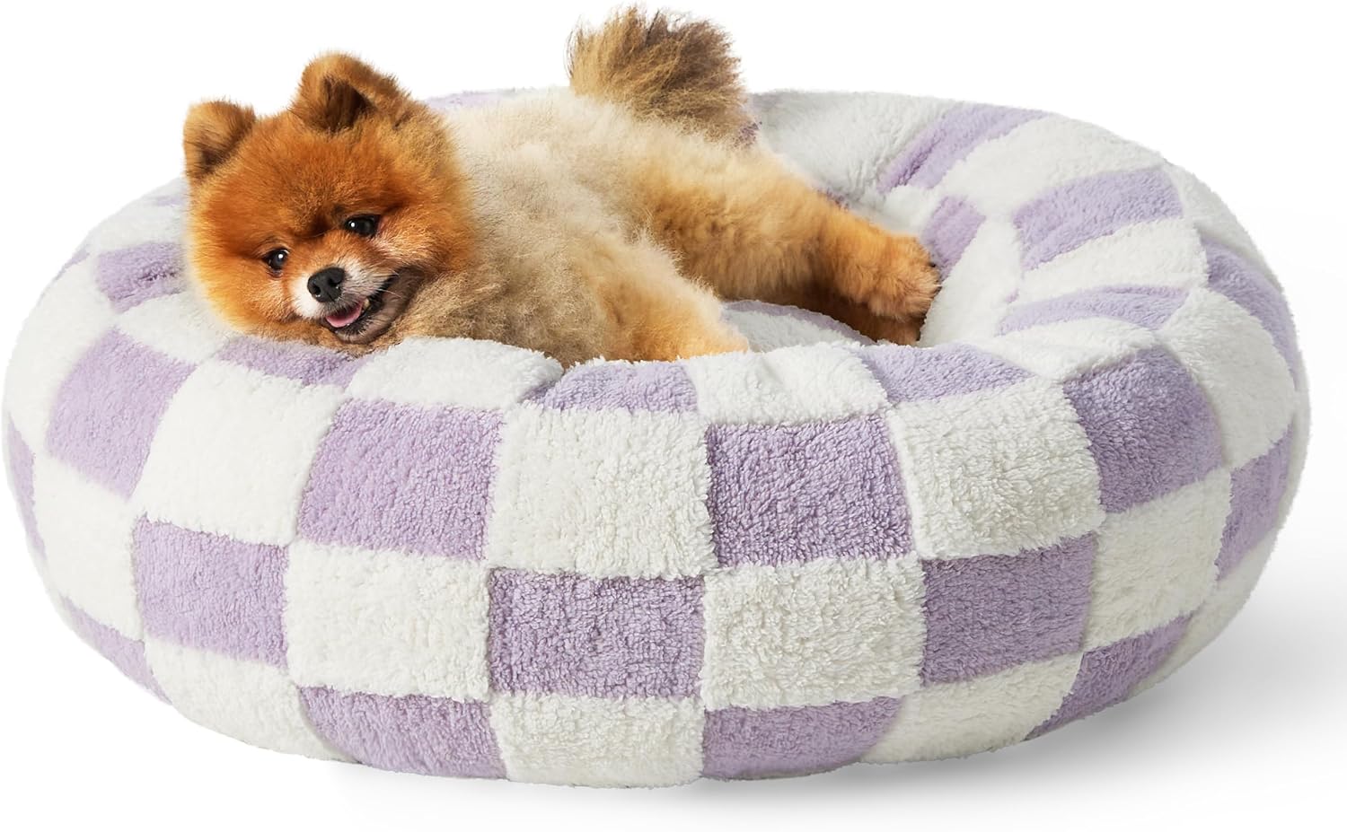 LE SURE Donut Small Dog Bed (Purple)