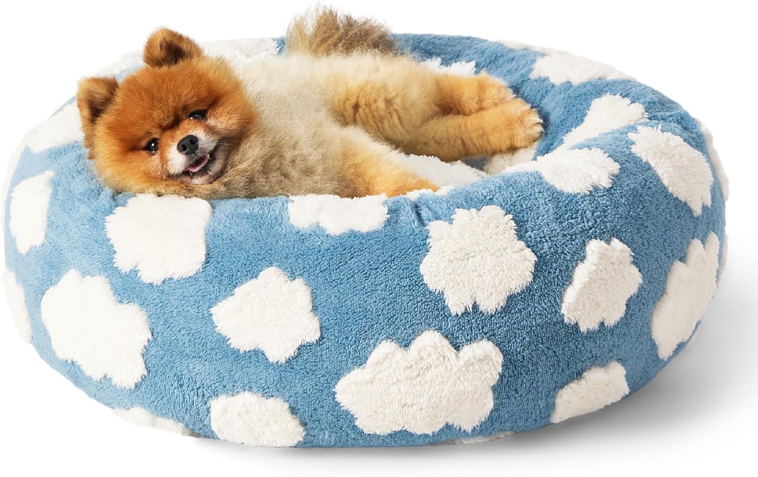 LE SURE Donut Dog Bed (Blue)