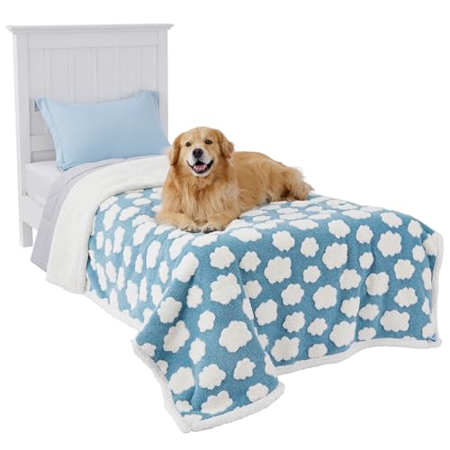 LESURE Waterproof Dog Blanket (Blue)