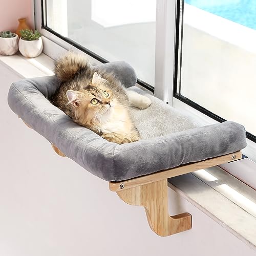 Zakkart Hardwood Window Perch (Natural)