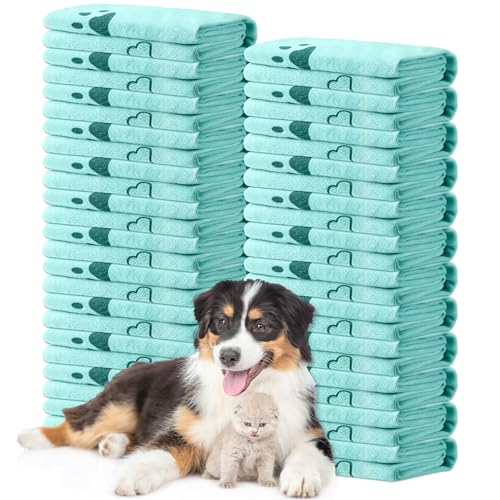 Tatuo 22 Pcs Dog Towels (Teal)