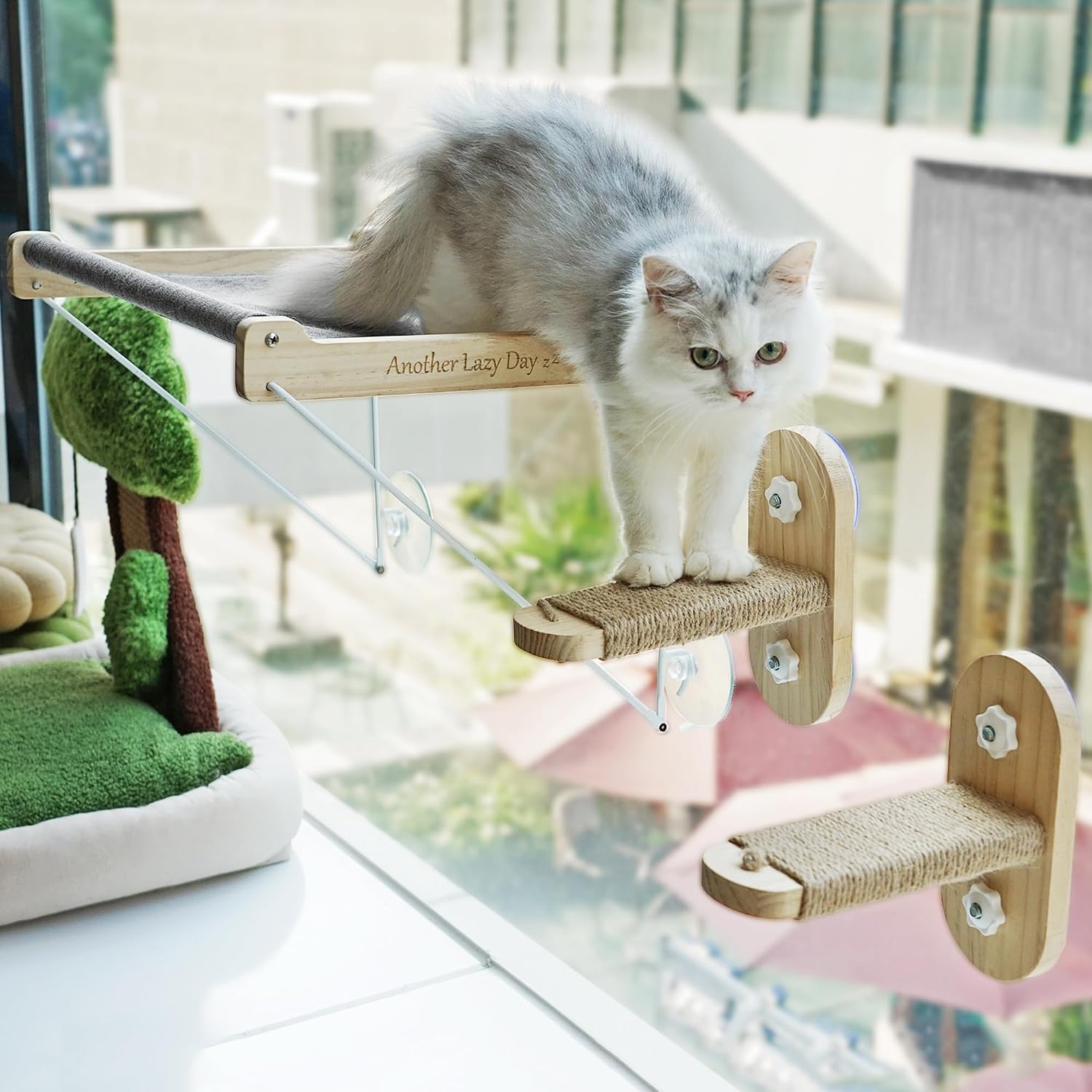 PETKARAY Cat Window Perch 2-Pack