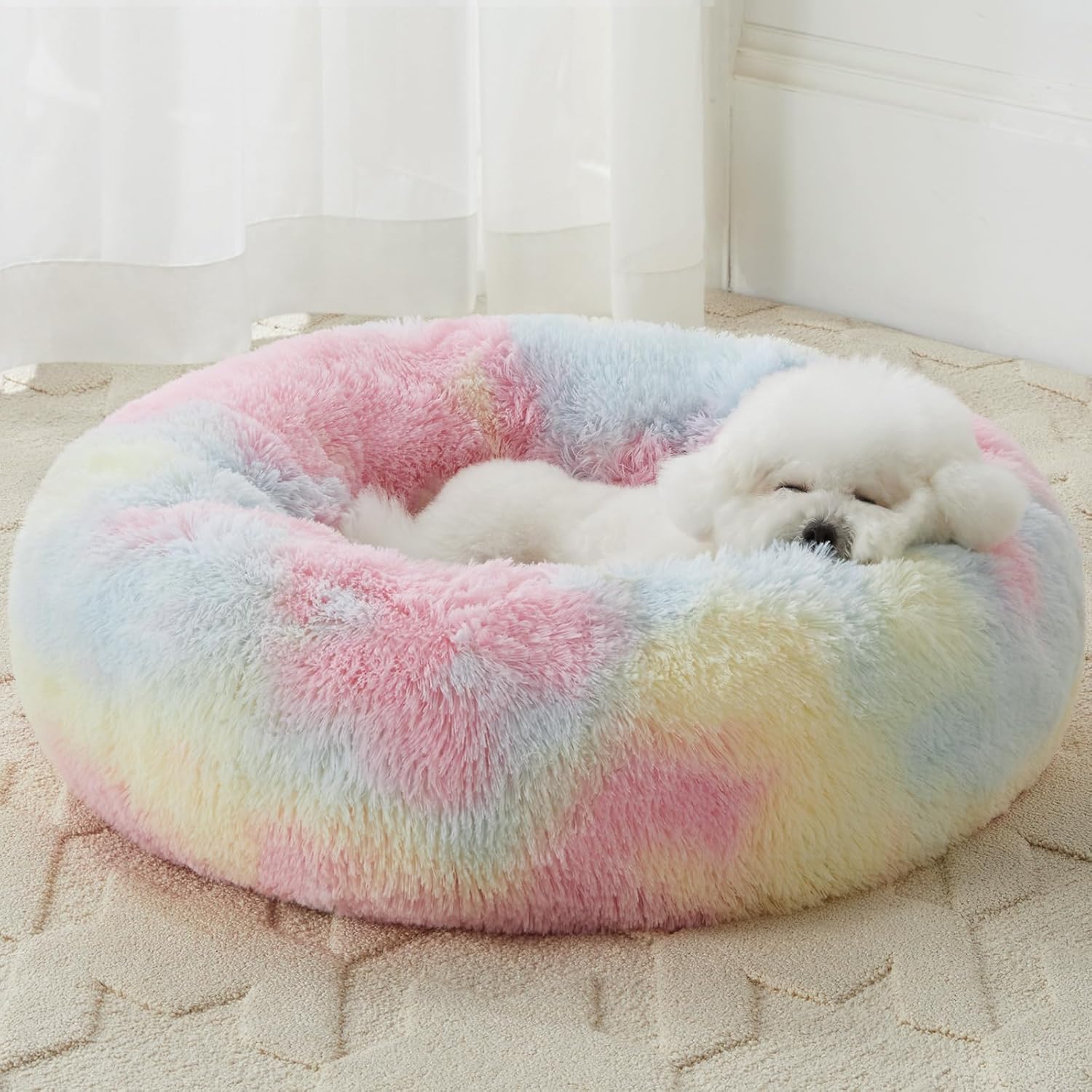 WNPETHOME Donut Calming Bed