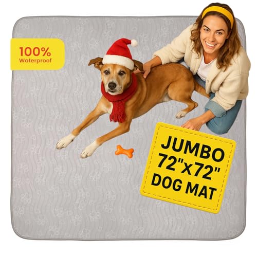 IMPROVIA Extra-Large Waterproof Dog Mat