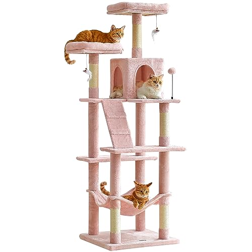 MWPO 70.1-Inch Pink Large Cat Tree