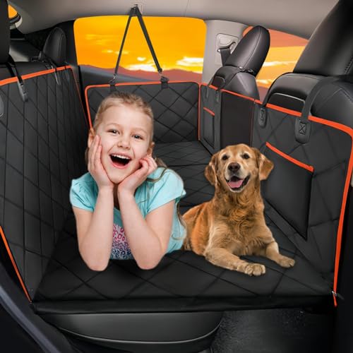ROUWINNE Back Seat Extender (Black/Orange)