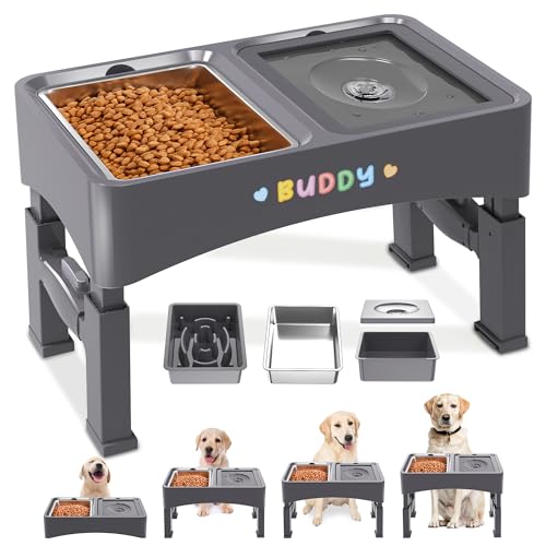 Decflow 3-in-1 Elevated Dog Bowls