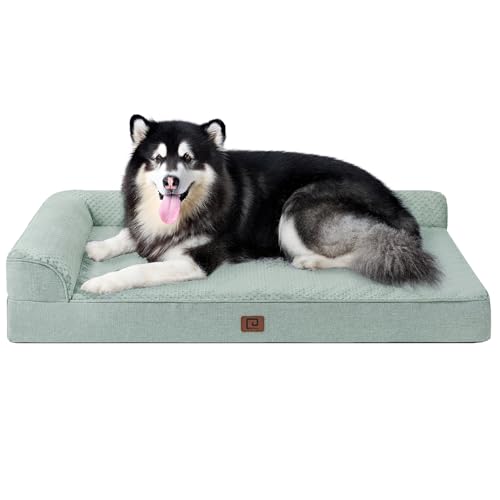 EHEYCIGA Memory Foam Dog Bed XXL (Greyish Green)