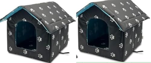 BNOSDM Outdoor Cat House (2-pack)