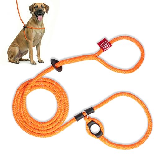 Harness Lead No Pull Dog Harness and Leash Set, Anti Pull Dog Harness, One-Piece Cushioned Rope Safely Prevents Escaping and Pulling *New Insert is Removable (Extra Large,Orange/Reflective)