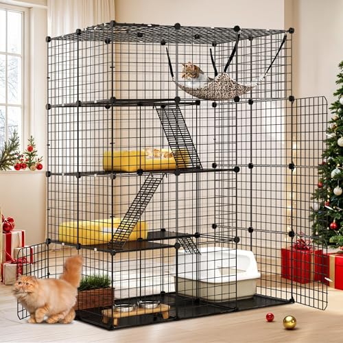 YITAHOME 4-Tier Cat Enclosure