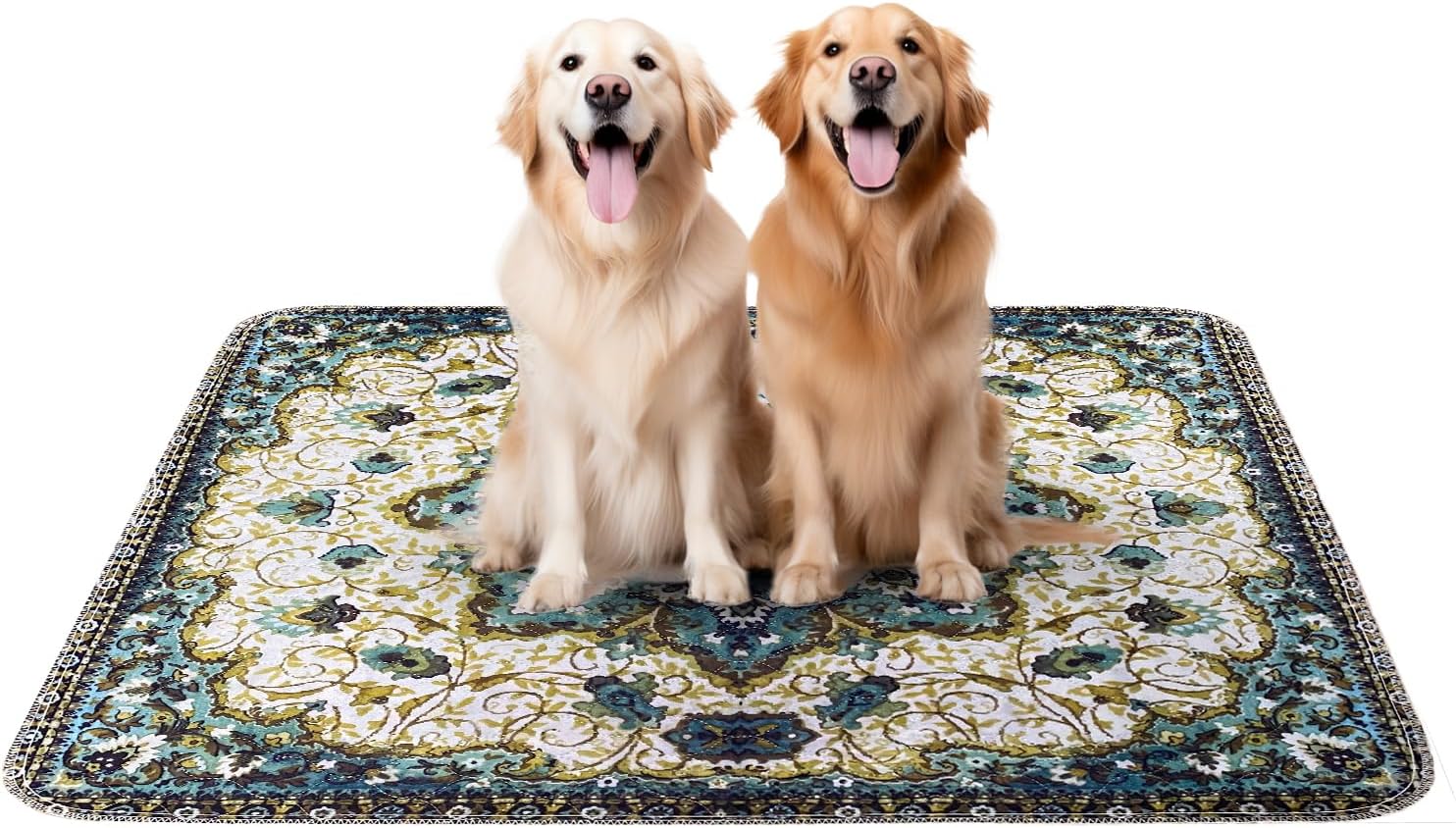 PUPIBOO Washable Pee Pads for Dogs and Cats (Pack of 1) Super Absorbent Reusable Puppy Training Pads - 100% Waterproof, Leak-Proof & Non-Slip Whelping Pads for Pet Housebreaking