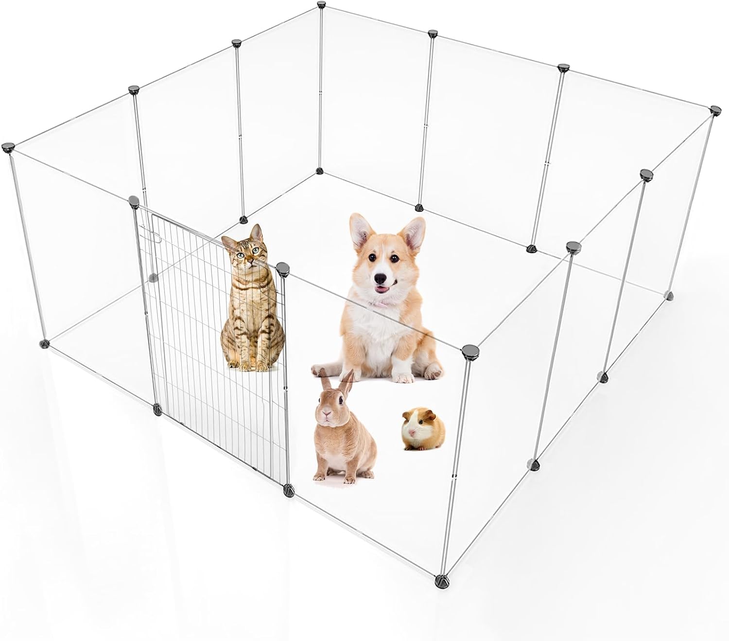 BRIAN & DANY Transparent Playpen (70.8")