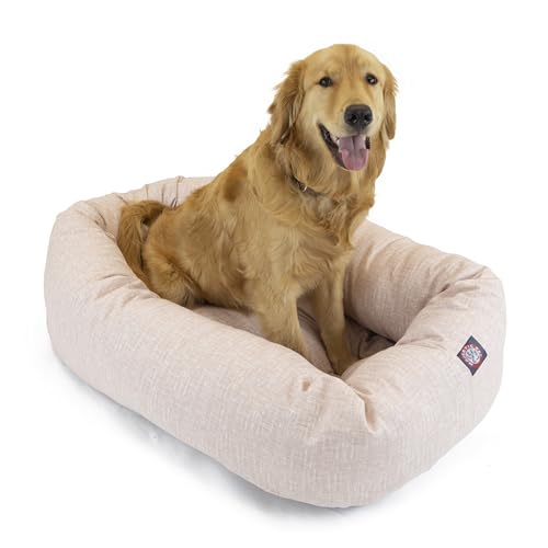 Majestic Pet 24 Inch Washable Bagel Dog Bed