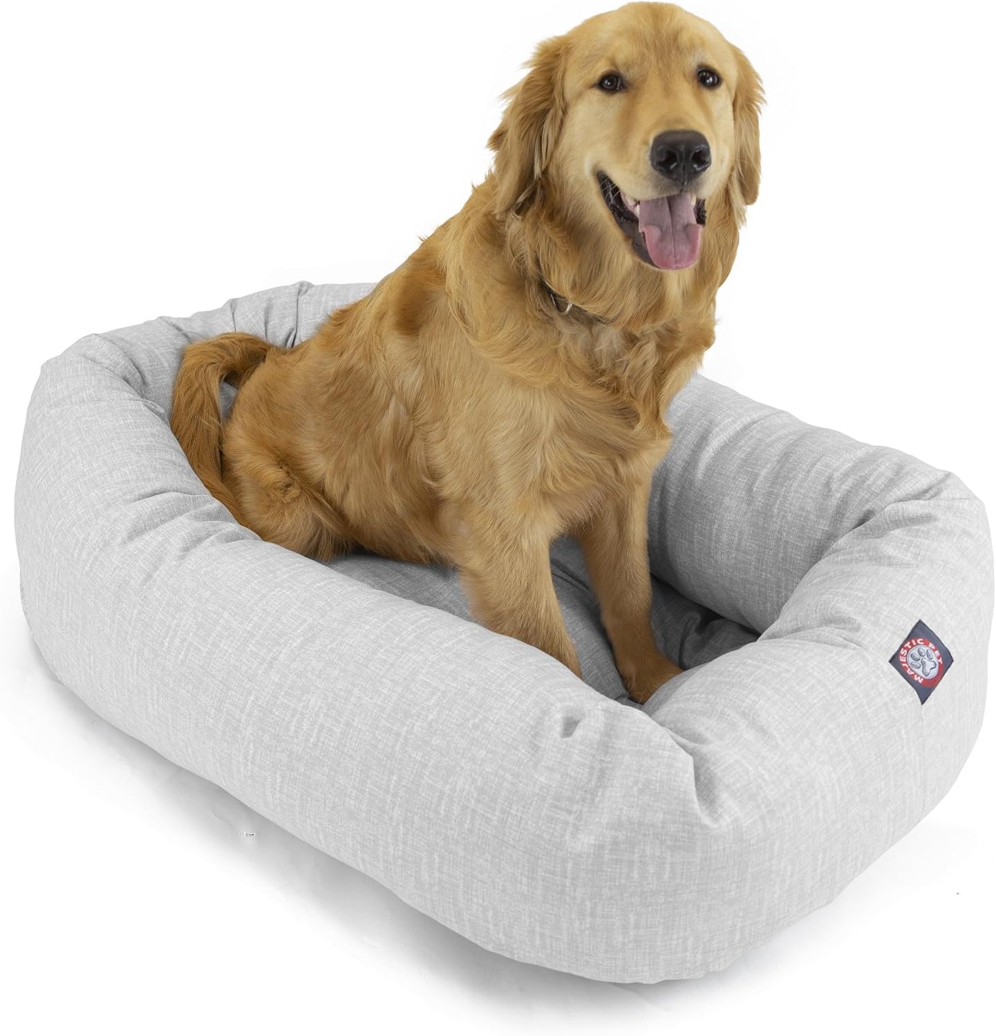Majestic Pet 32 Inch Bagel Calming Dog Bed