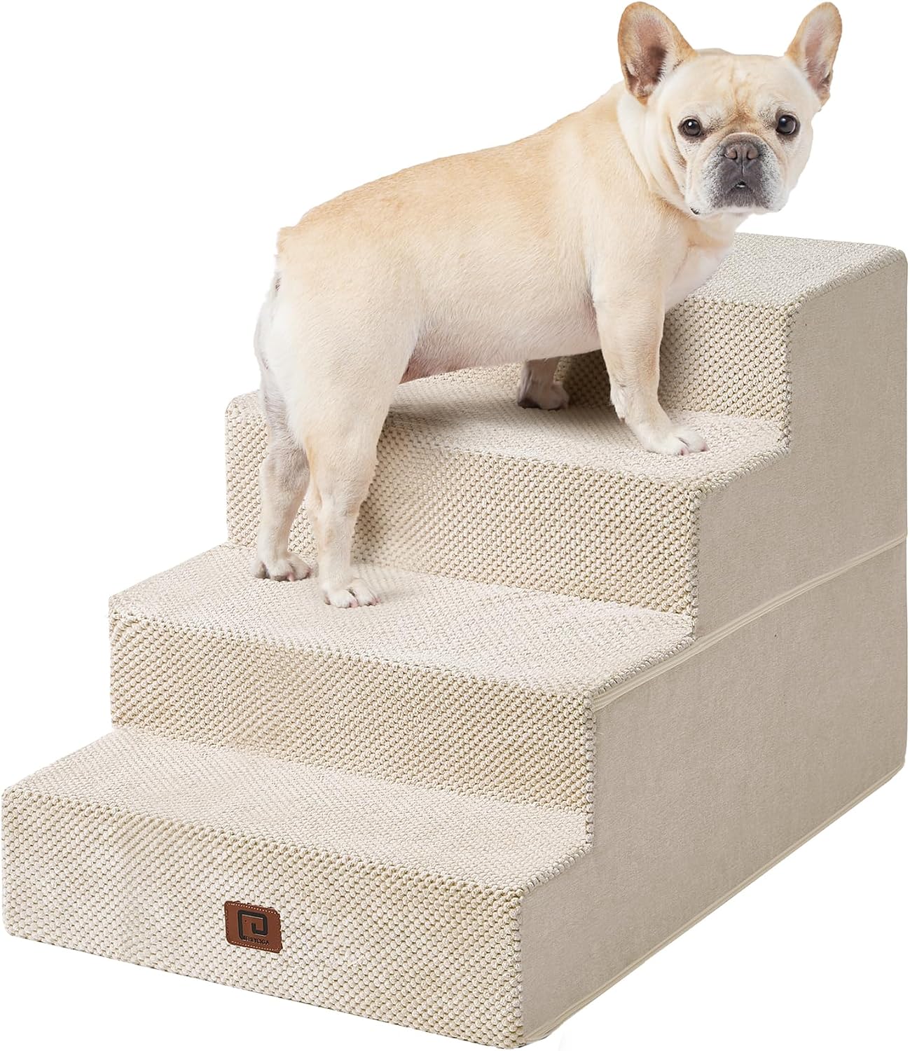 EHEYCIGA 20" 4-Step Extra Wide (Beige)