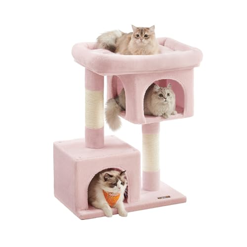 Feandrea 33.1-Inch Cat Tree (Jelly Pink)