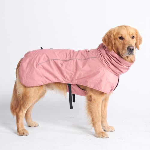 Spark Paws Dog Raincoat (Sea Pink, 3XL)