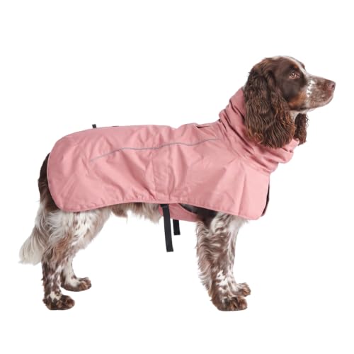 Spark Paws Dog Raincoat (Sea Pink, XL)