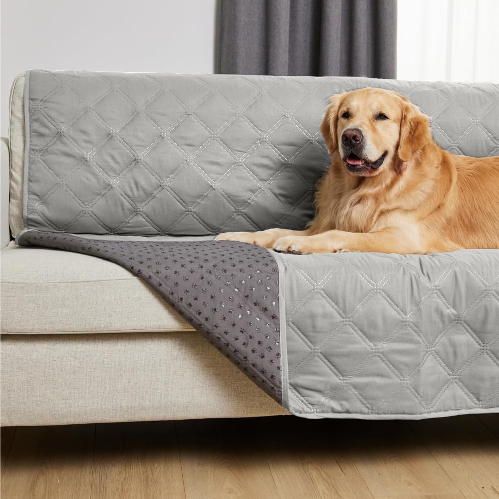 GORILLA GRIP 68x82 Couch Cover (Light Gray)