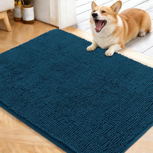 OLANLY Dog Door Mat for Muddy Paws 40x32