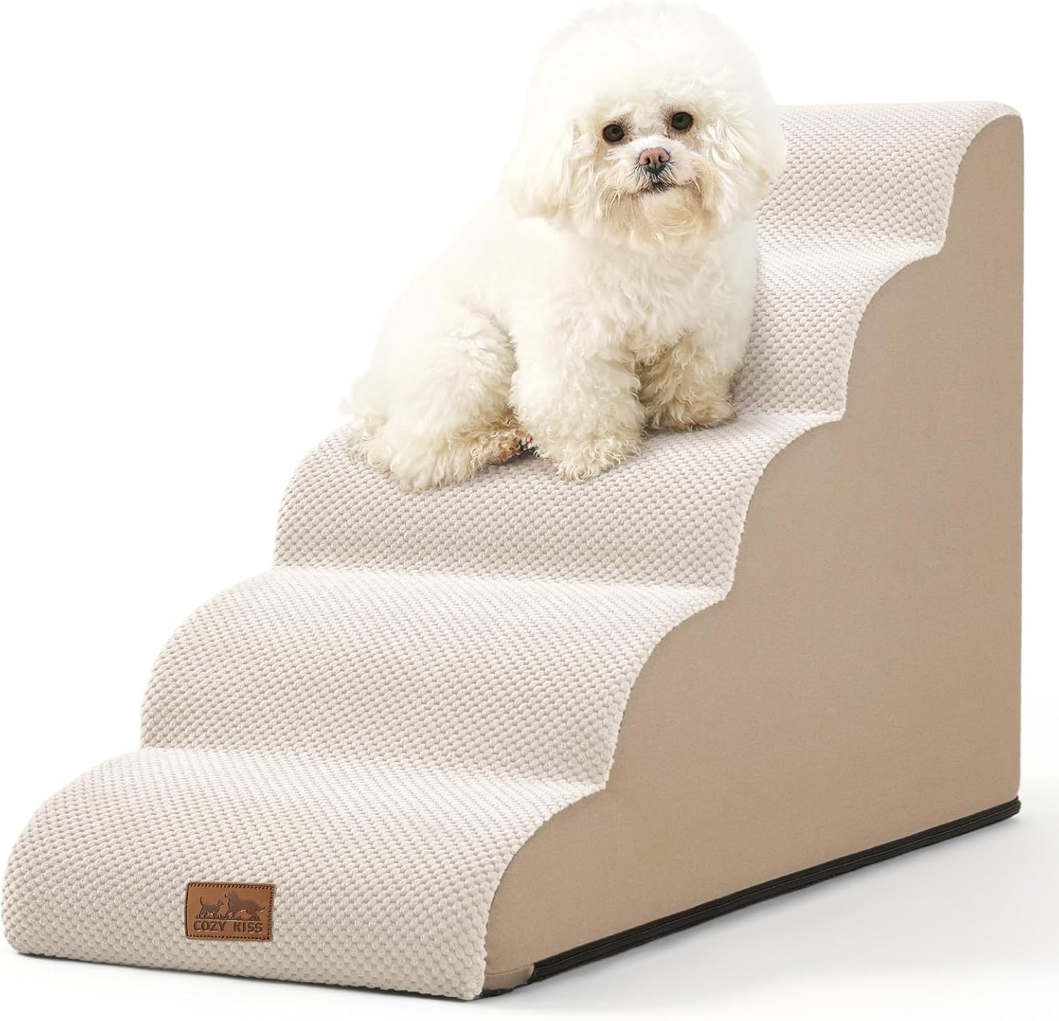 COZY KISS Dog Stairs (Beige)
