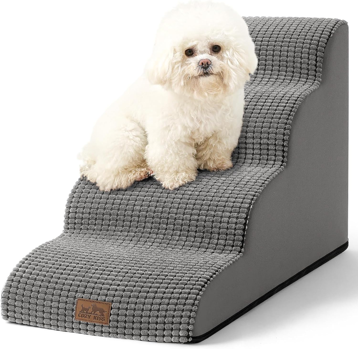 COZY KISS Dog Stairs (Dark Grey)