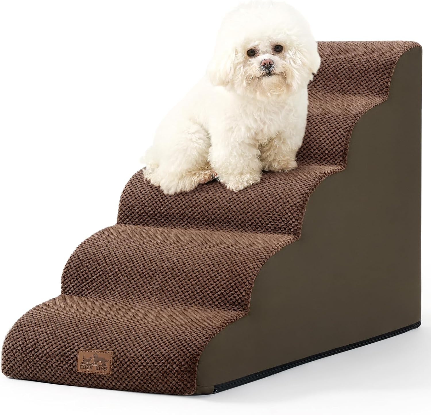 COZY KISS Dog Stairs (Brown)