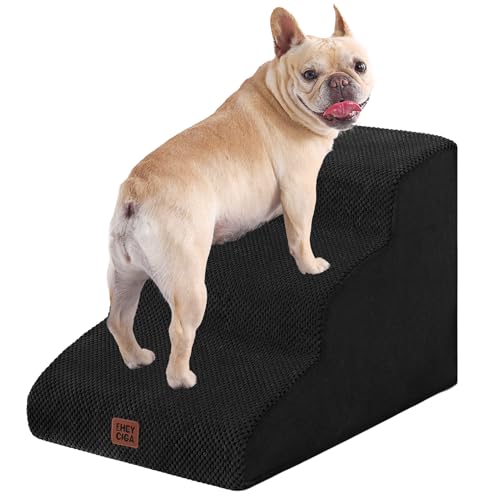 EHEYCIGA Curved Dog Stairs Ramp (15.7" H)