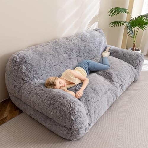 HIGOGOGO Giant Human Dog Sofa Bed (Grey)