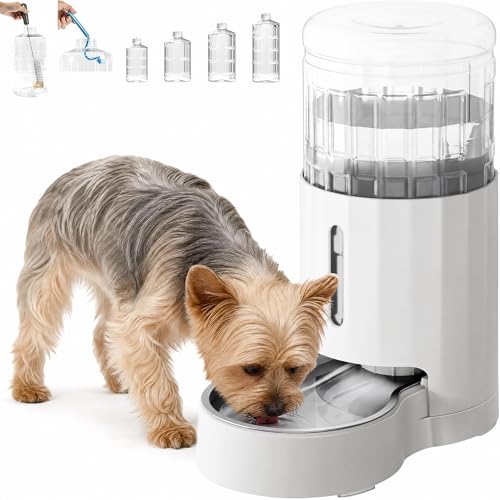 CZPET 4L Stainless Steel Bowl (White)