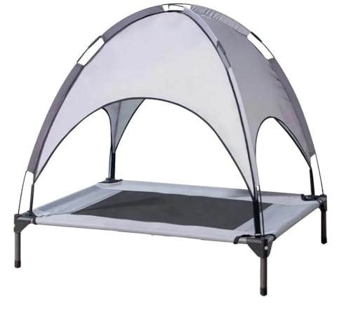 Heeyoo Elevated Dog Bed with Canopy