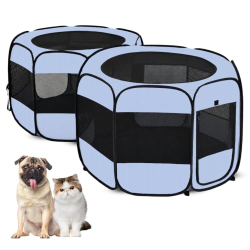 EighteenTek 2-in-1 XLarge Pop Up Dog Playpen