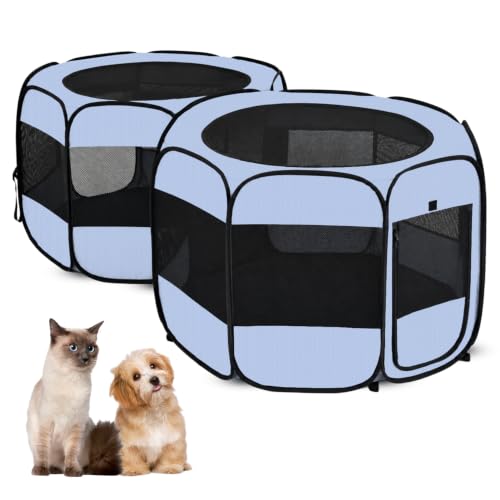 EighteenTek 2-Room Playpen