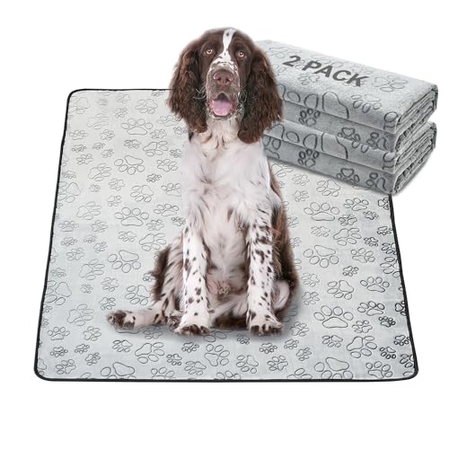Qeils 48"x30" Reusable Puppy Pads (2-Pack)