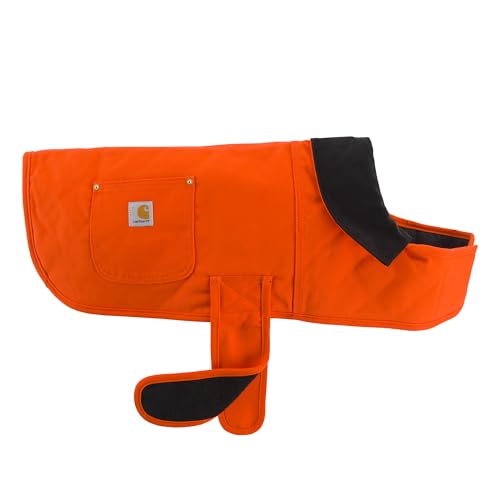 Carhartt Gear P0000548 Firm Duck Insulated Dog Chore Coat - X-Large - Hunter Orange