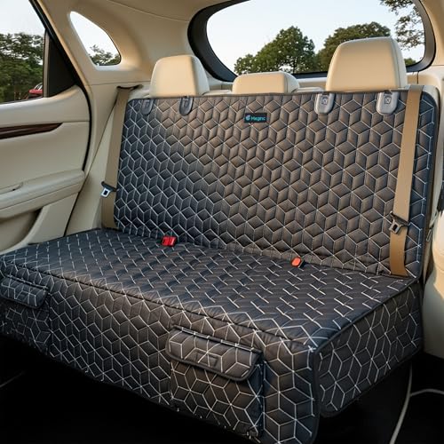 Dog Car Seat Covers for Back Seat, Waterproof Back Seat Covers for Ford Explorer/Subaru Outback/Honda Pilot, Heavy Duty Non Slip Back Seat Cover for Dogs in Car, Easy Clean Car Seat Protector