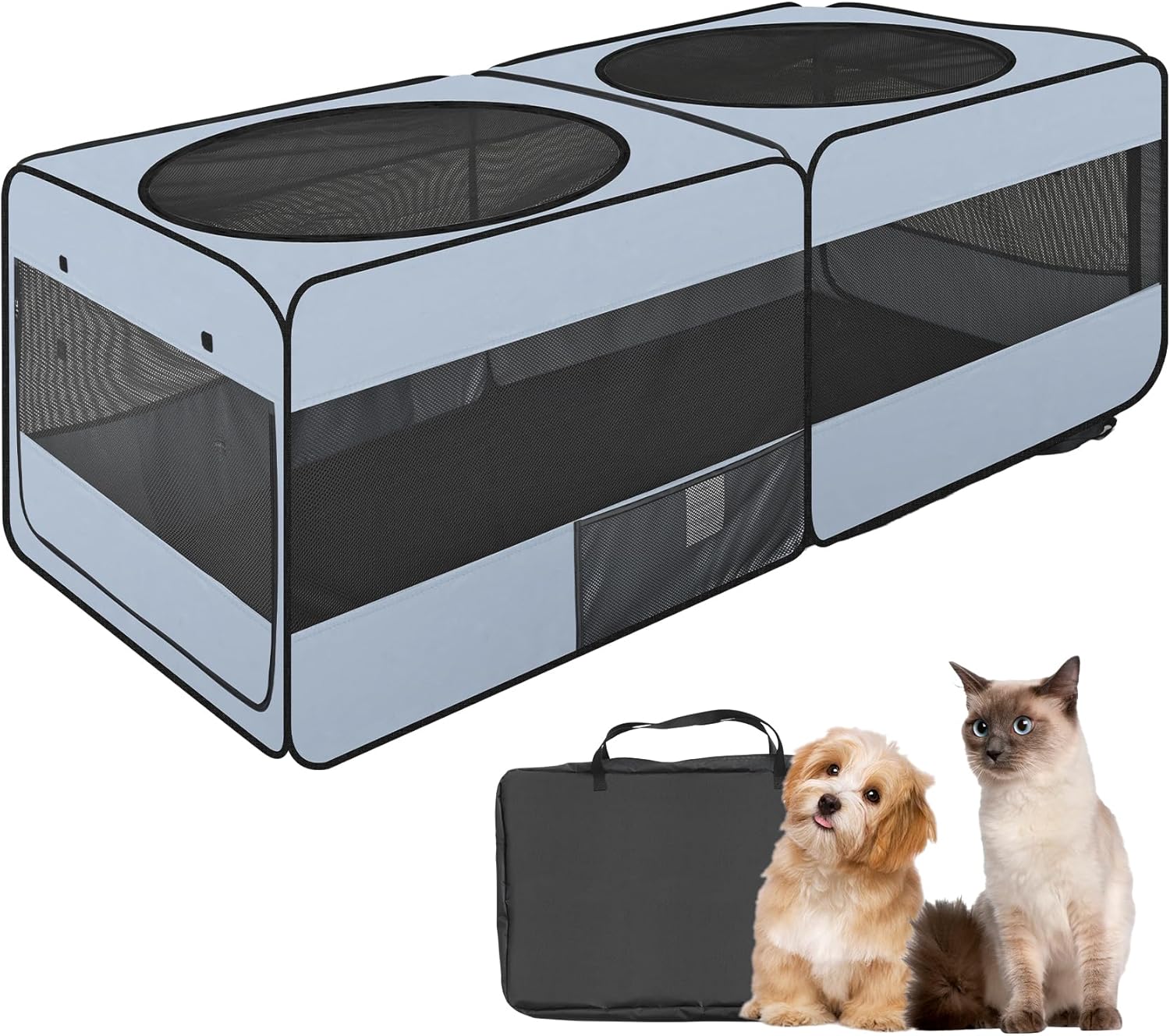 EighteenTek 2-in-1 Playpen