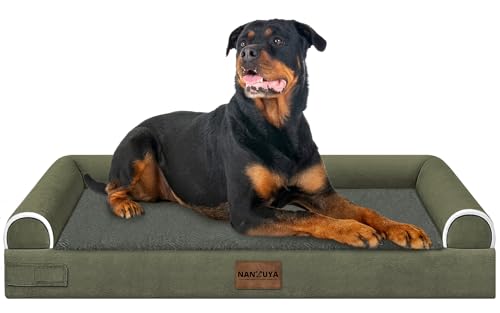 NANUYA Large Bolster XL Bed (Dark Green)
