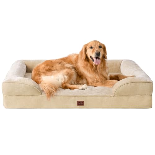 EHEYCIGA Orthopedic Dog Bed (Greige)