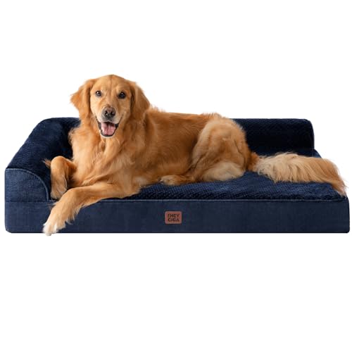 EHEYCIGA Memory Foam Dog Bed (44x33x6)