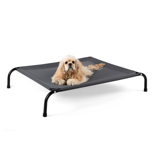 SIEMOUR Cooling Elevated Dog Bed