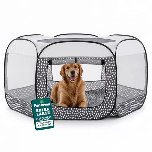 FurHaven Portable Pet Playpen (XL)