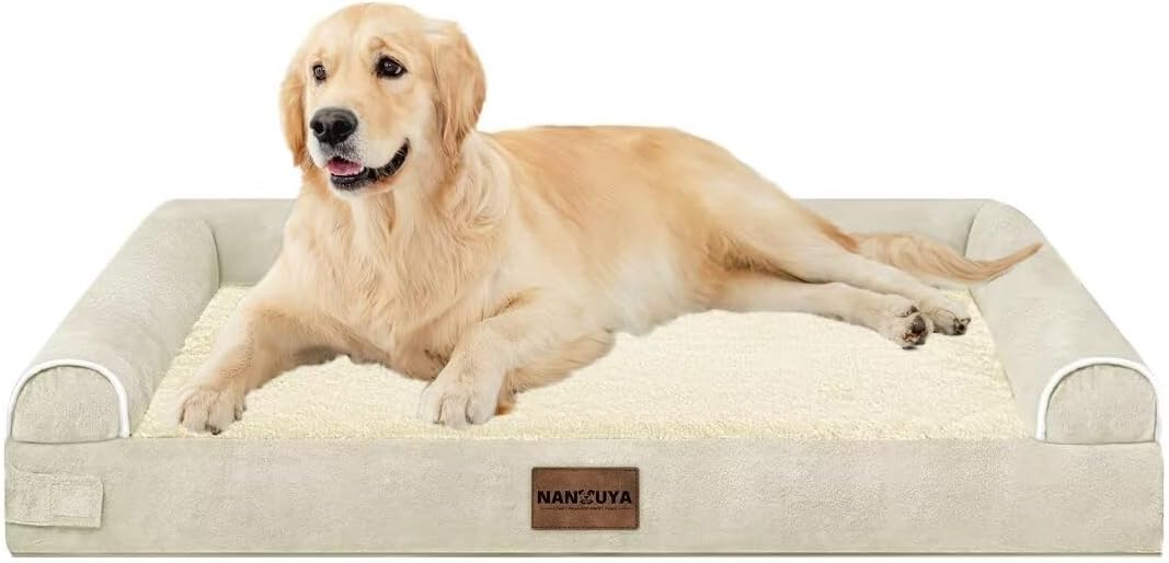 NANUYA Orthopedic Bolster Bed (Beige)