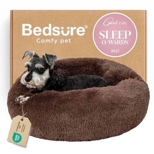 Bedsure Calming Dog Bed, 27 in