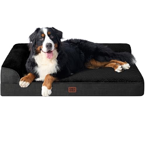 EHEYCIGA Memory Foam Dog Bed XXL (Black)