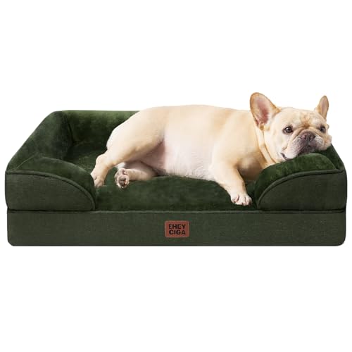 EHEYCIGA Orthopedic Bed (Dark Green)