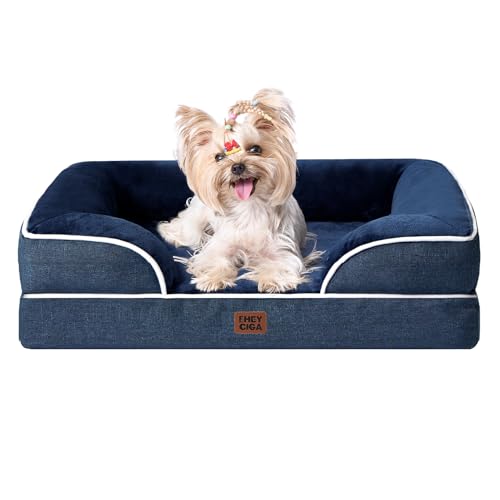 EHEYCIGA Orthopedic Dog Bed (Navy)