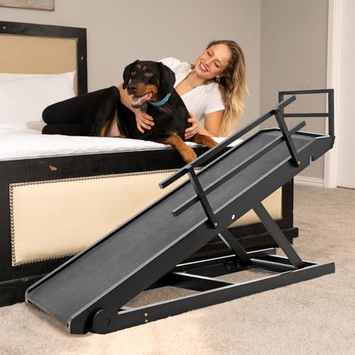 ABORON Folding Pet Ramp, 45.2" (Black)
