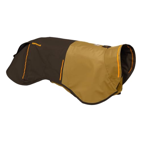 Ruffwear, Sun Shower Dog Raincoat, All-Weather Jacket, Waterproof, Windproof & Lightweight, Earth Brown, Medium